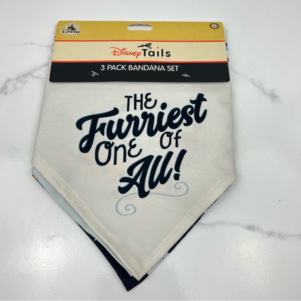 Disney Tails A Pet Collection 3 Pack Bandana Set